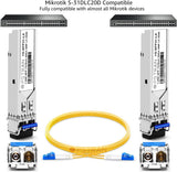 1000BASE-LX/LH SFP Optical Transceiver Module Compatible with Mikrotik