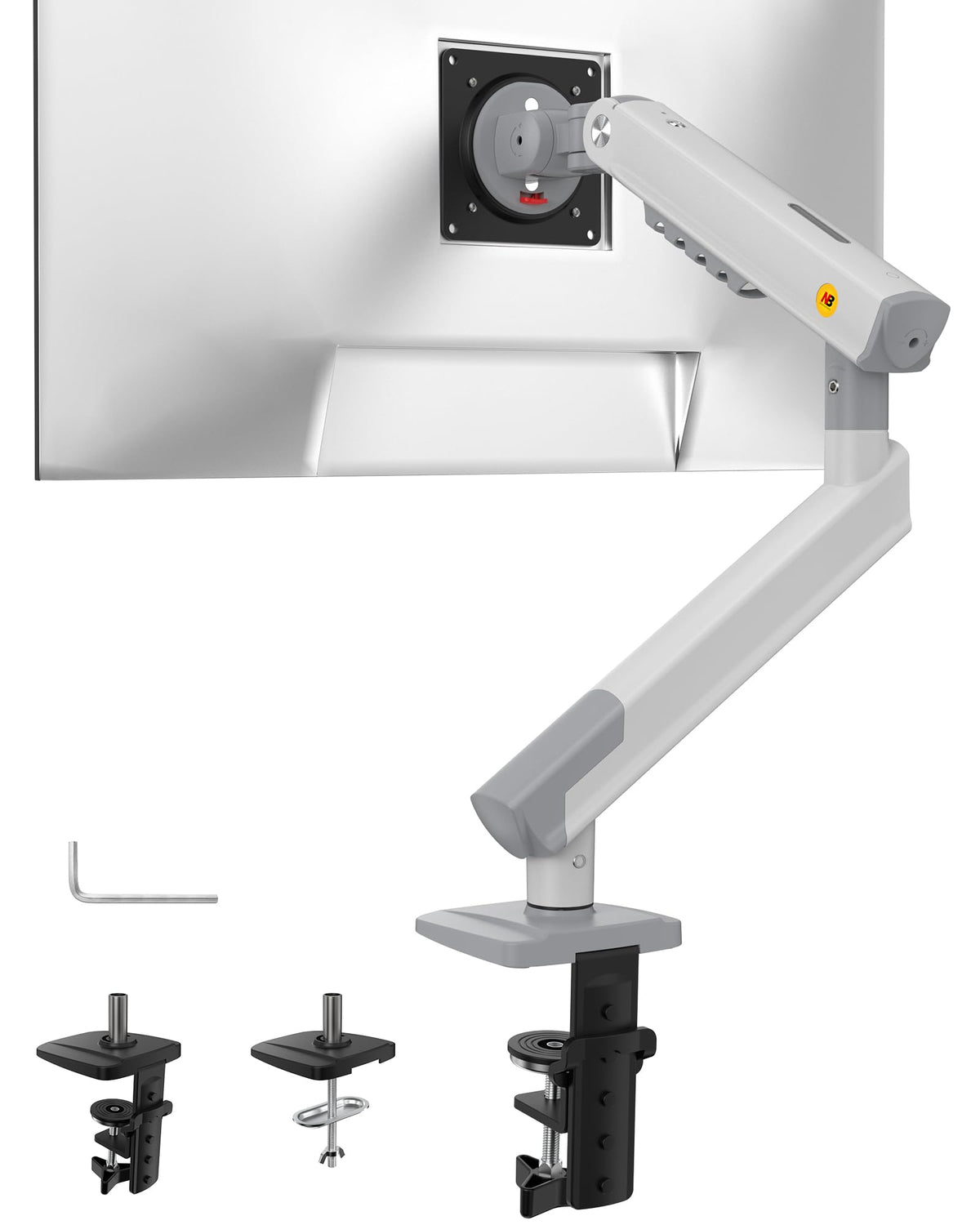 Dual-Display Monitor Arm w/ Clamp 17-27IN