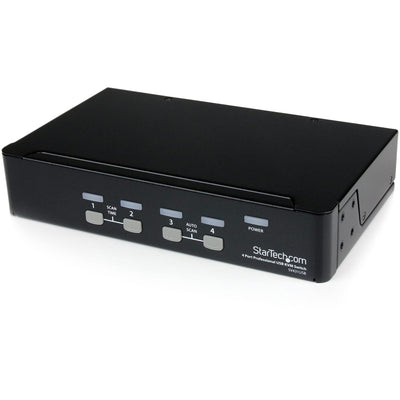 StarTech.com 4 Port Professional VGA USB KVM Switch with Hub - 1U Rack