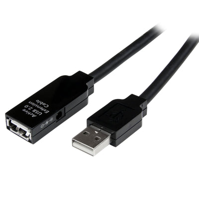 StarTech.com 15m USB 2.0 Active Extension Cable - M/F - 15 meter USB 2