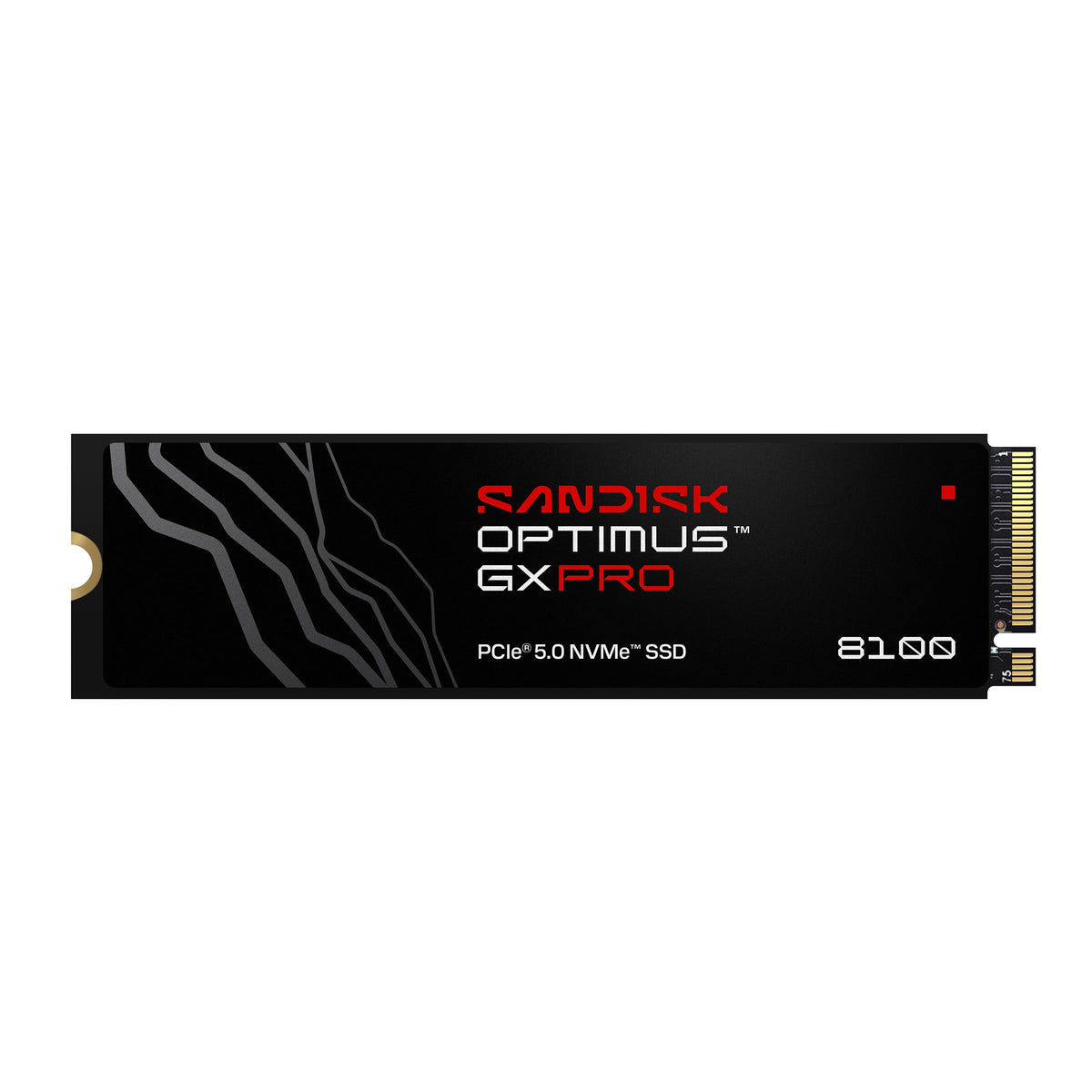 SANDISK 1TB Optimus GX PRO 8100 SSD NVMe PCIe 5.0 - M.2 2280, Jusqu'à 14 000 Mb/s