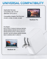 Chargeur 85W pour MacBook Pro Mag 2 T-Tip Entre 2012-2017 Mac Book Mod