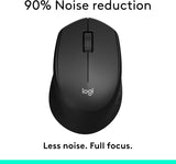 Logitech M330 Silent Wireless Mouse, 2.4GHz with USB Receiver, Optical