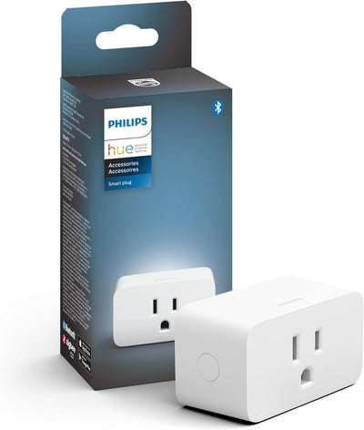 Philips Hue Smart Plug, White - 1 Pack - Turns Any Light Into a Smart