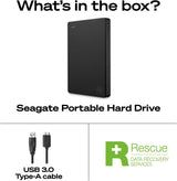 Disque dur externe portable Seagate de 4 To – USB 3.0 pour PC, Mac, Xb