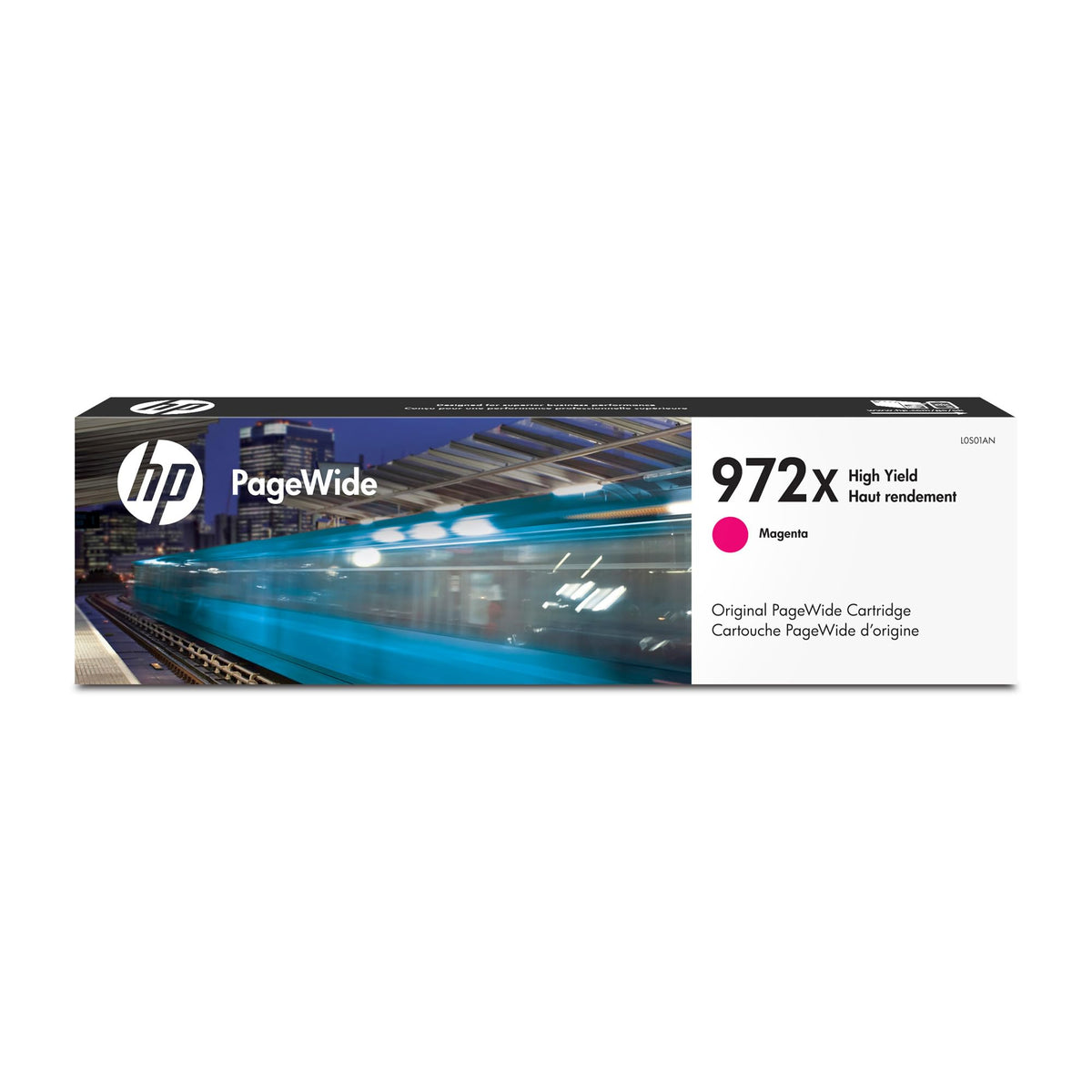 HP 972X High Yield Magenta Original PageWide Ink Cartridge (L0S01AN) L