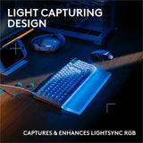 Logitech G G512 X Palm Rest 98, LIGHTSYNC RGB Lightbar-Amplifying Acry