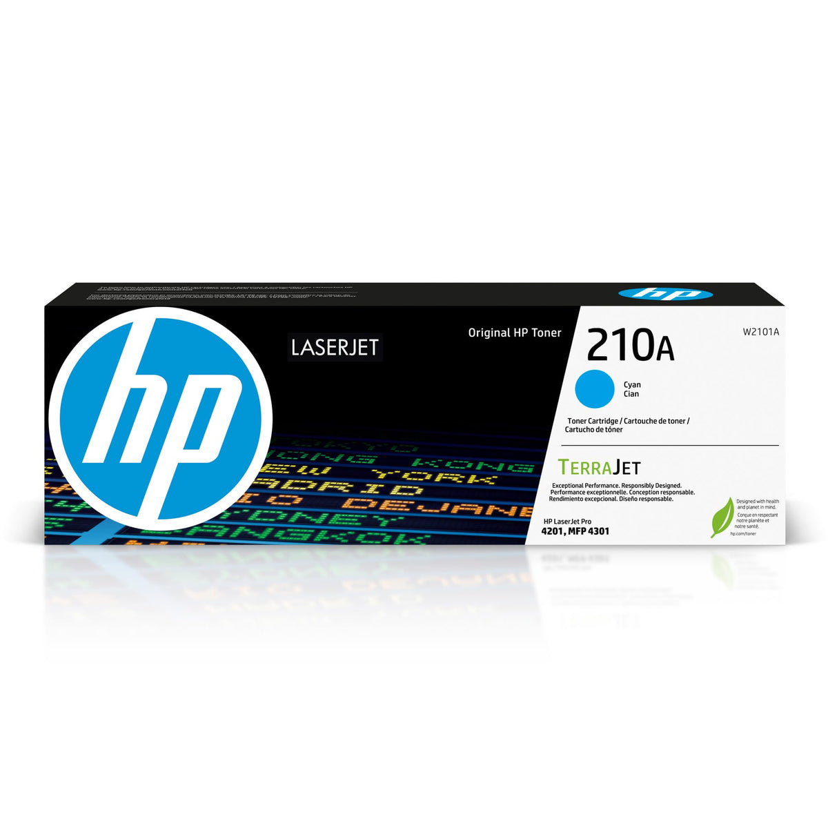 Cartouche de toner LaserJet cyan original HP 210A L cyan