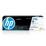 Cartouche de toner LaserJet cyan original HP 210A L cyan