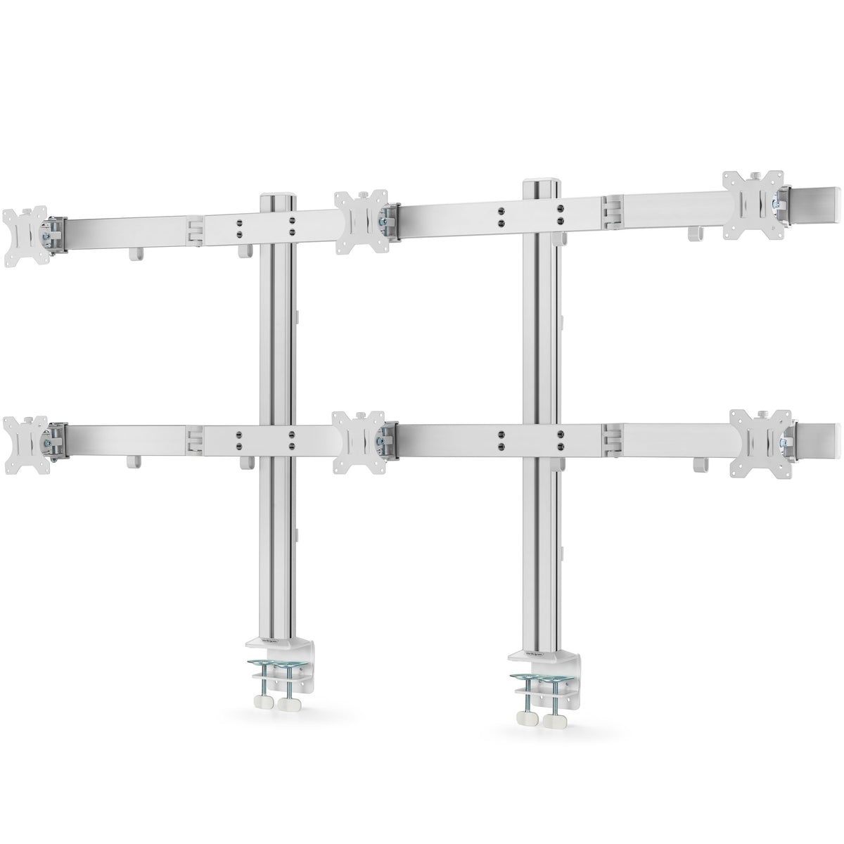 Support de bureau pour six moniteurs avec barre transversale StarTech.com, jusqu'à 32 pouces