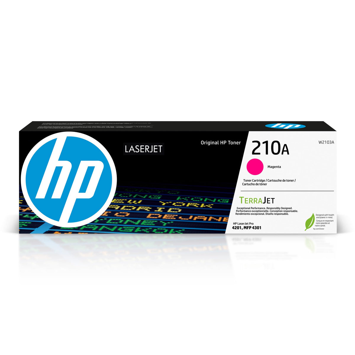 Cartouche de toner LaserJet magenta original HP 210A L magenta