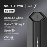 Routeur Netgear Nighthawk RS100 WiFi 7 BE3600