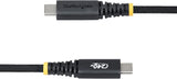 StarTech.com 3ft (91cm) USB-C Charging Cable, Durable and Ultra-Flexib