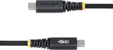 StarTech.com 6ft (2m) USB-C Charging Cable, Durable and Ultra-Flexible