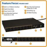 Tripp Lite 1.4kW Single-Phase Switched PDU with LX Platform Interface,