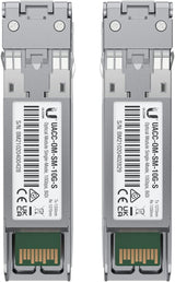 Module SFP+ monomode UFiber UBIQUITI 10G BiDi 2 emballages - Même 10Gbps