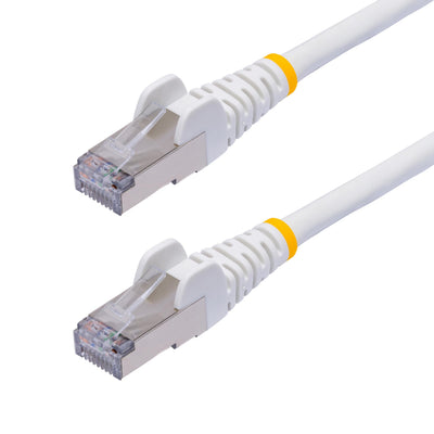 StarTech 40FT White CAT8 Ethernet Cable,Snagless RJ45,25G/40G,2000MHZ,100W POE,S/FTP 26AWG PURE BARE Copper WIRE,LSZH,Shielded Network Patch Cord