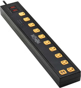 SURGE PROTECTOR 10-OUTLET 2 USB 6FT CORD
