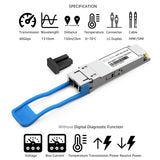 QSFP+ 40G LM4 pour Brocade 40G-QSFP-LM4 40GBASE-LM4 émetteur-récepteur M