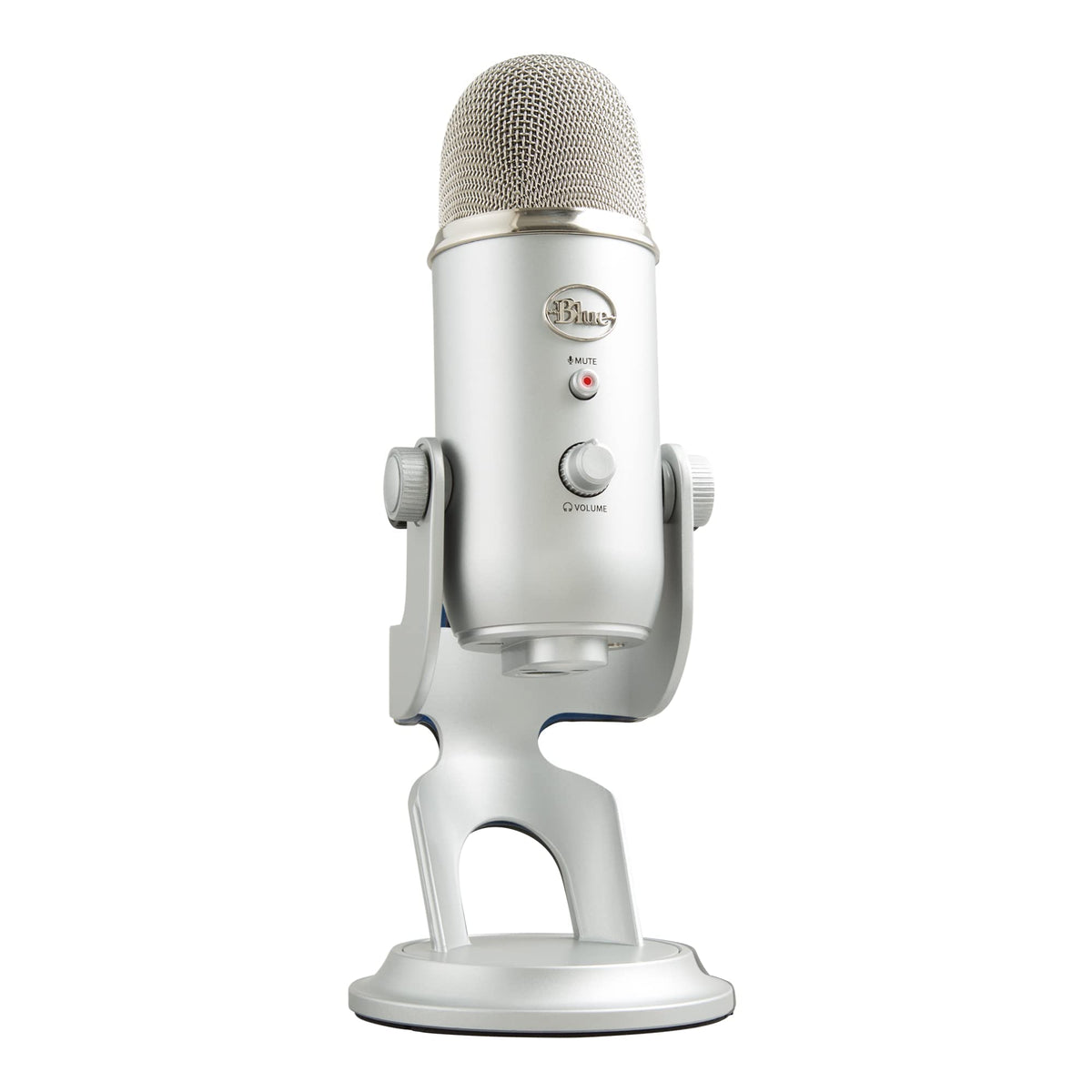 Microphone à condensateur USB Logitech Yeti Argent