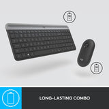 Logitech MK470 Slim Wireless Keyboard and Mouse Combo - Modern Compact