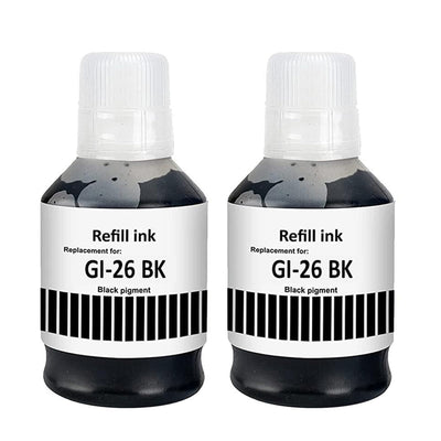 GI-26 GI26 Black Ink Compatible with Canon GI26 GI-26 Refill Ink Bottl