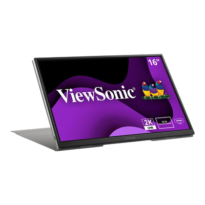 ViewSonic VG1656-2K 16 Inch WQXGA 1600p IPS Portable Monitor with 2 Wa