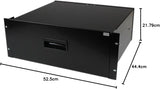 StarTech.com 4U Rack Mount Drawer - 55 lb (25 kg) - 4U Steel Storage R