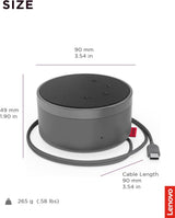 Lenovo Go Wired Speakerphone - Omni-Directional Mic - Plug-and-Play -