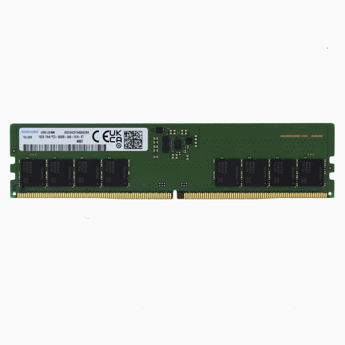 Samsung 16GB (1x16GB) DDR5 5600MHz PC5-44800 CL46 UDIMM 1Rx8 Single Ra