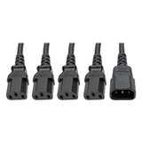 Tripp Lite P004-18N-4XC13 Y Splitter Power Cord 10A 18in