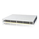 Cisco Catalyst 1200-48P-4G Smart Switch, 48 Port GE, PoE, 4x1GE SFP, L