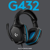 Logitech G432 Wired Gaming Headset, 7.1 Surround Sound, DTS Headphone: