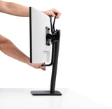 StarTech.com Crossbar Dual Monitor Desk Stand for 27inch Screens, Max