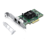 H!Fiber Gigabit 2 Port NIC with Intel I350 Chip, 1Gb Network Card Comp