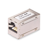 Coupleur RJ45 blindé StarTech, coupleur CAT6A en ligne, femelle à femelle (F/F) brochage T568B, extension de câble Ethernet blindé