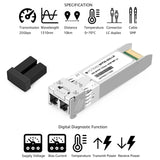 StarTech HPE JL486A Compatible SFP28 Module, 25GBASE-LR, 25GBPS Single MODE Fiber (SMF), 10KM (6.2MI), LC Connector, 1310NM, MSA 25 Gigabit Optical TR