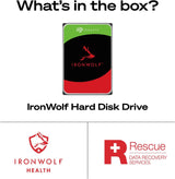 Seagate IronWolf 8TB NAS Internal Hard Drive HDD – 3.5 Inch SATA 6Gb/s