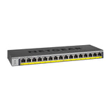 Switch PoE Gigabit Ethernet non manageable 16 ports NETGEAR (GS116PP) - avec