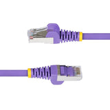StarTech.com 50ft Purple CAT6a Ethernet Cable, Snagless RJ45, 10GbE, 1