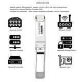 QSFP+ 40G LM4 pour Brocade 40G-QSFP-LM4 40GBASE-LM4 émetteur-récepteur M