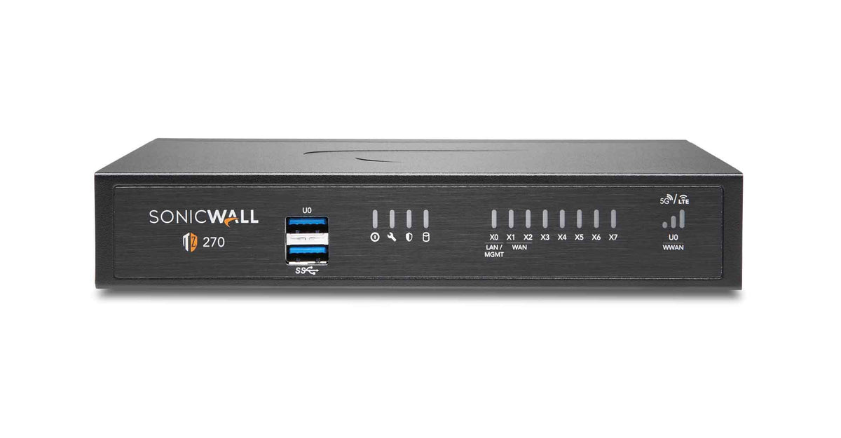 SonicWall TZ270 Secure Upgrade Essentiel 2 ans