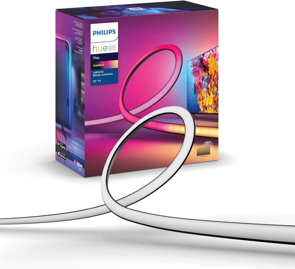 Bande lumineuse Philips 560425 Gradient pour téléviseur 75 po