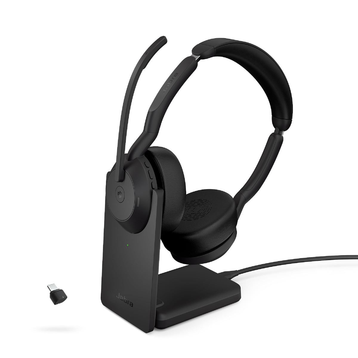 Jabra Evolve2 55 - Link390c MS Stereo with Charging Stand Teams Certif