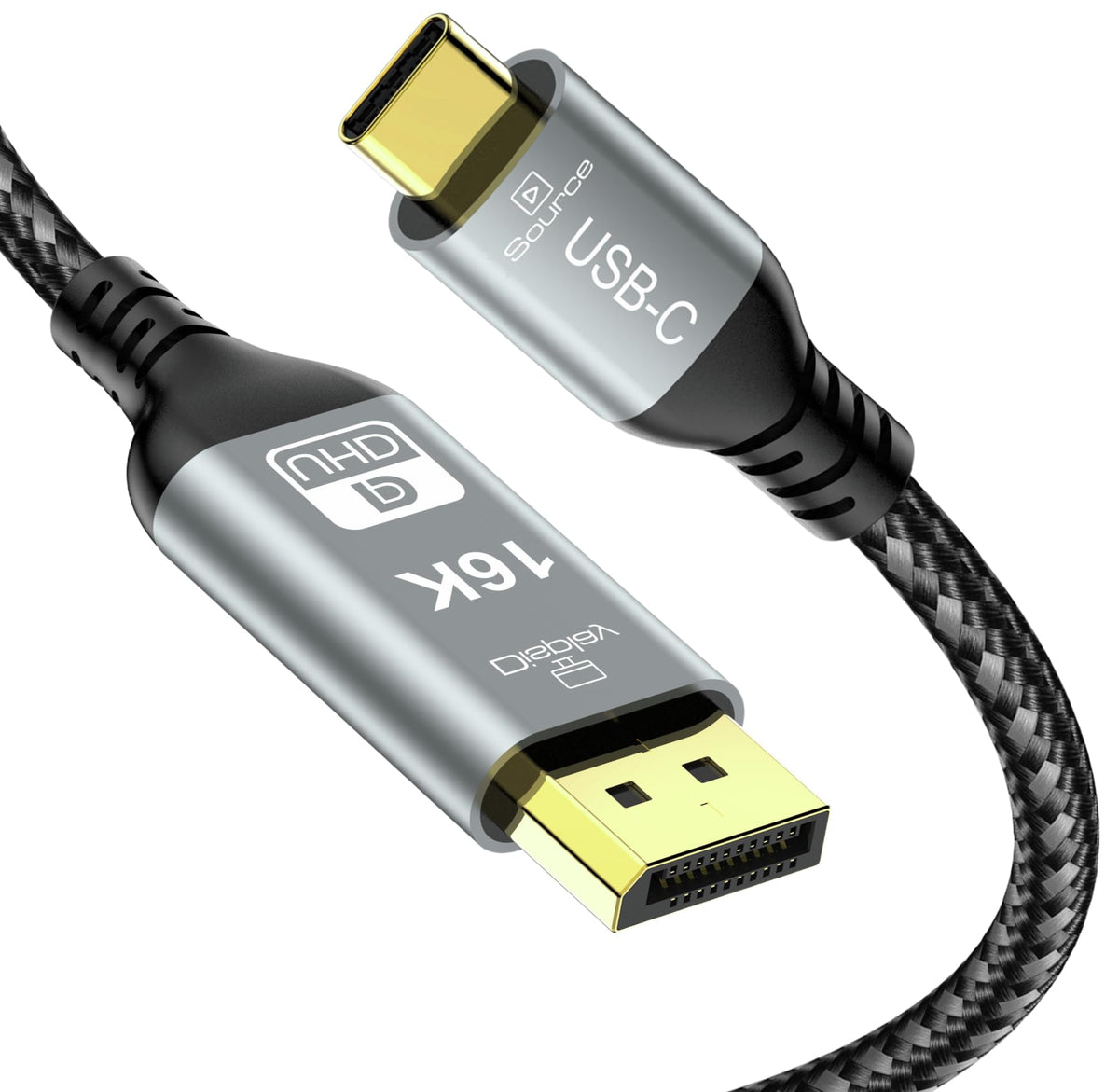 Câble USB C vers Displayport 1.2 de 1,8 m 4K60