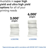 Brother Genuine LC30373PKS Super High-Yield Colour Ink Cartridge Value