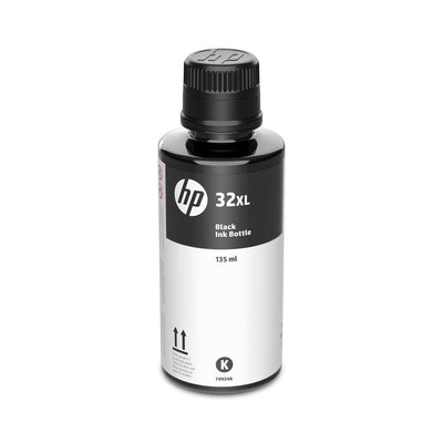HP 32XL Black Ink Bottle, 135ml (1VV24AN)