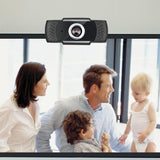Adesso CyberTrack H4 1080P HD USB Webcam with Built-in Microphone for