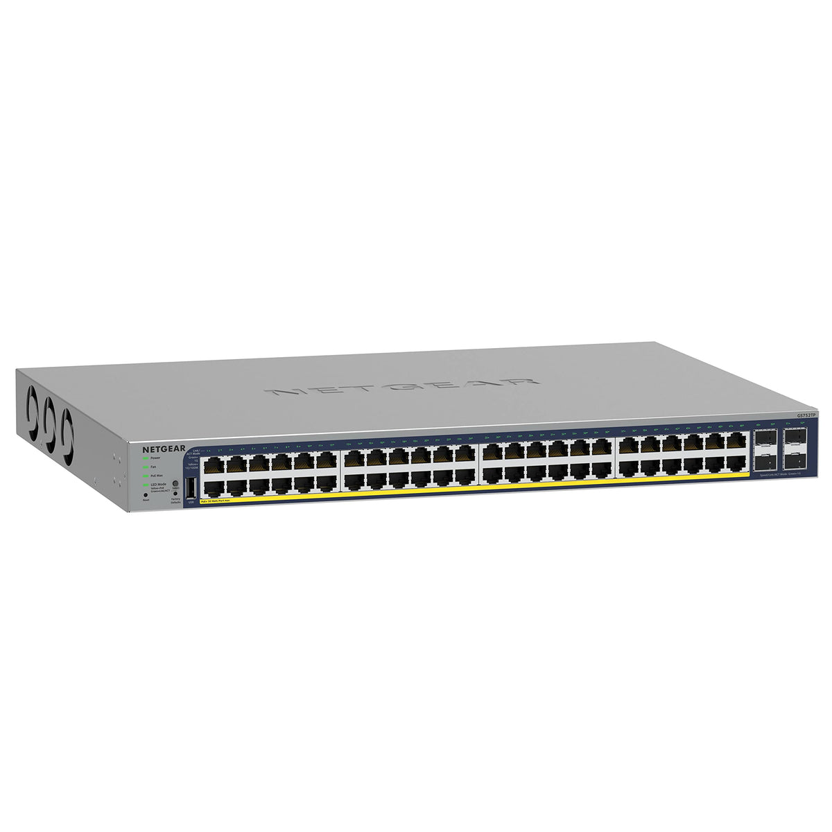 NETGEAR 52-Port PoE Gigabit Ethernet Smart Switch (GS752TP) - Managed,