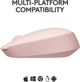 Logitech M170 Wireless Mouse for PC, Mac, Laptop, 2.4 GHz with USB Min